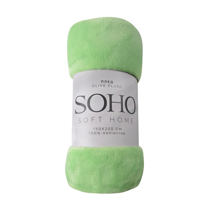 Плед Soho Olive Plush, 150*200 см (6878726)